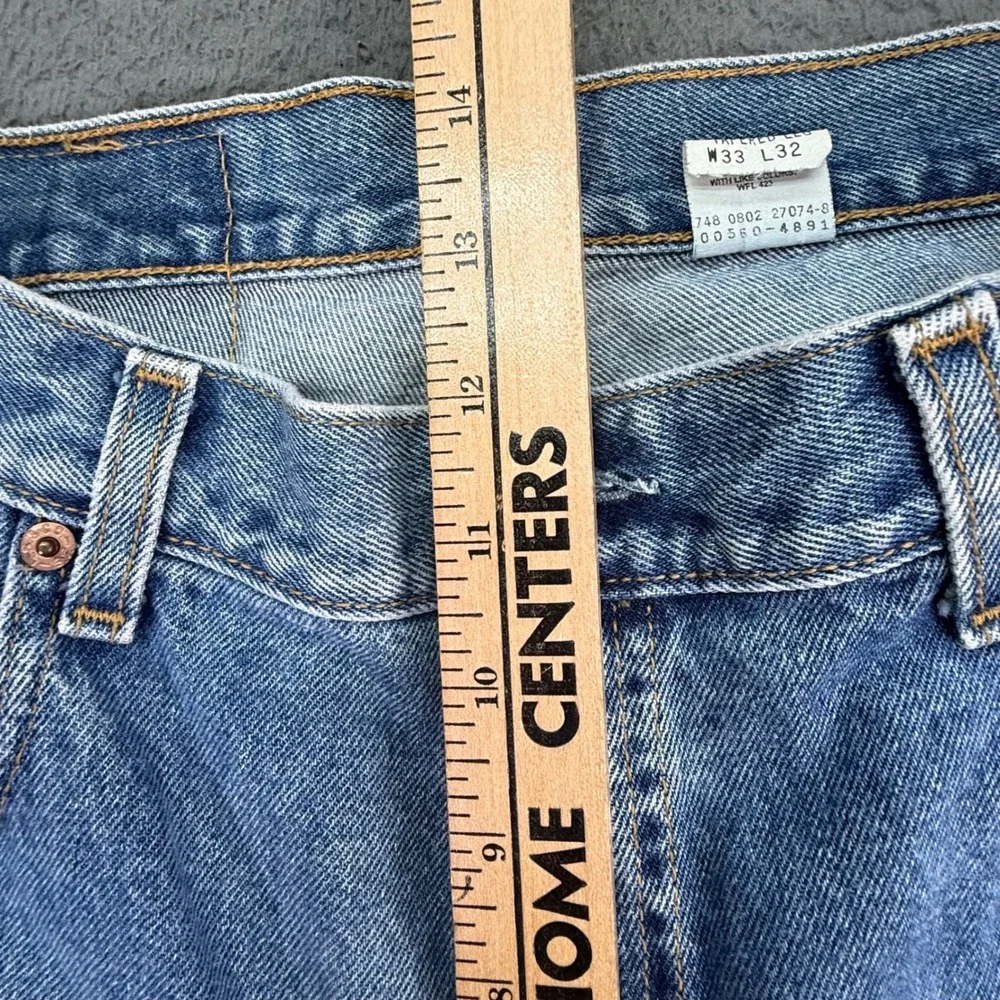 Levi's 560 Jeans Mens 33x32 Light Wash Loose Fit Tapered Leg Denim 00560-4891